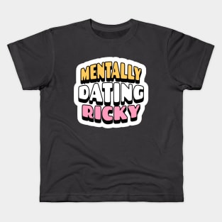 Zero base one zb1 mentally dating ricky typography zerose kpop | Morcaworks Kids T-Shirt